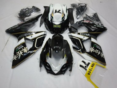 Schwarz Grau & Orange 2009-2016 GSXR 1000 Motorrad Verkleidungen