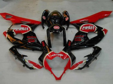 Schwarz Lucky Strike 2005-2006 GSXR 1000 Motorrad Verkleidungen