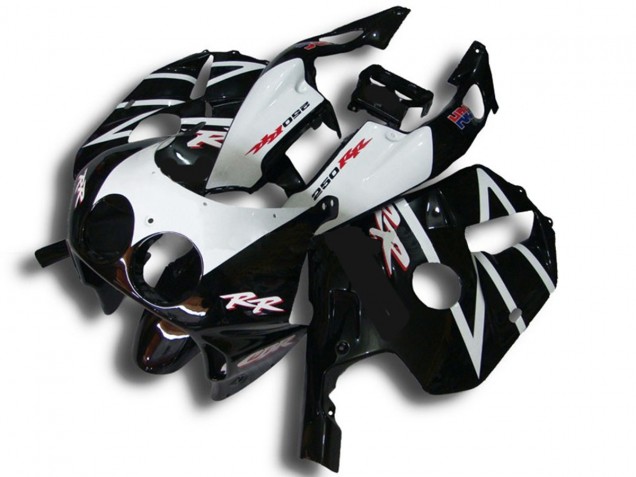 Schwarz Mit Floro Gelb 1990-1998 CBR250RR Motorrad Verkleidungen
