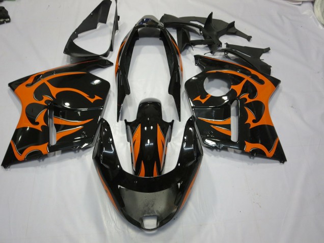 Schwarz & Orange 1996-2007 CBR1100XX Motorrad Verkleidungen