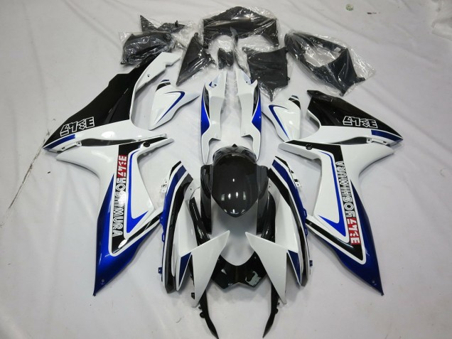 Schwarz Rockstar 2011-2024 GSXR 600-750 Motorrad Verkleidungen