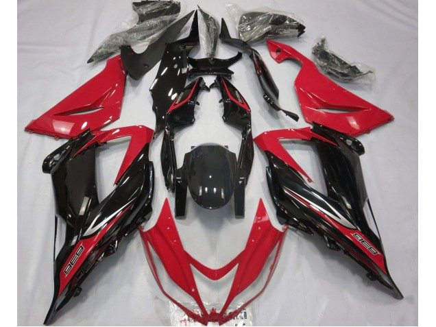 Schwarz & Rot 2013-2018 ZX6R Motorrad Verkleidungen Schwarz & Rot 2013-2018 ZX6R Motorrad Verkleidungen