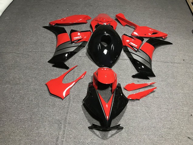 Schwarz Rot Glänzend/Grau 2012-2016 CBR1000RR Motorrad Verkleidungen