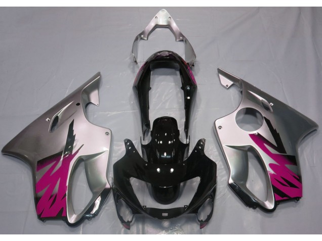 Silber Glänzend & Rosa 1999-2000 CBR600 F4 Motorrad Verkleidungen