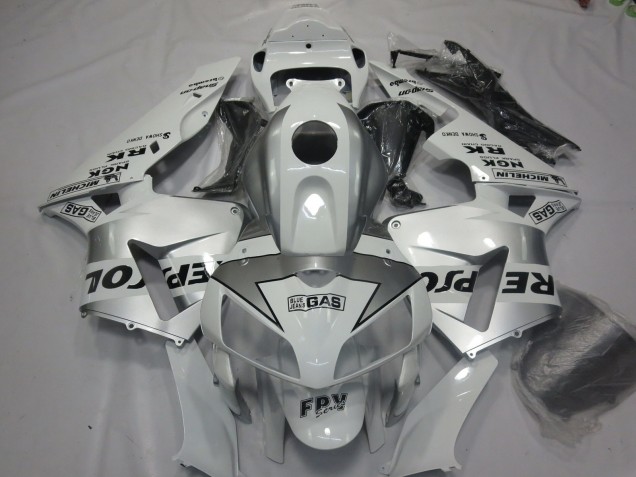 Silber Repsol 2005-2006 CBR600RR Motorrad Verkleidungen