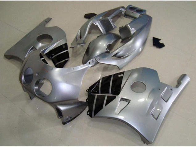 Silber & Schwarz 1990-1998 CBR250RR Motorrad Verkleidungen