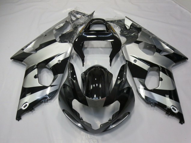 Silber & Schwarz 2000-2002 GSXR 1000 Motorrad Verkleidungen