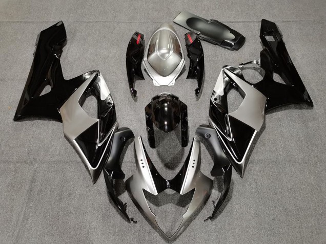 Silber & Schwarz 2005-2006 GSXR 1000 Motorrad Verkleidungen