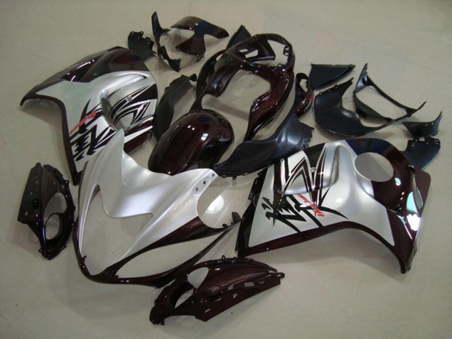Silber Schwarz 2008-2020 GSXR 1300 Motorrad Verkleidungen