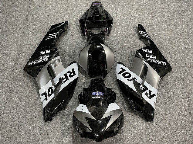 Silber Schwarz Repsol 2004-2005 CBR1000RR Motorrad Verkleidungen
