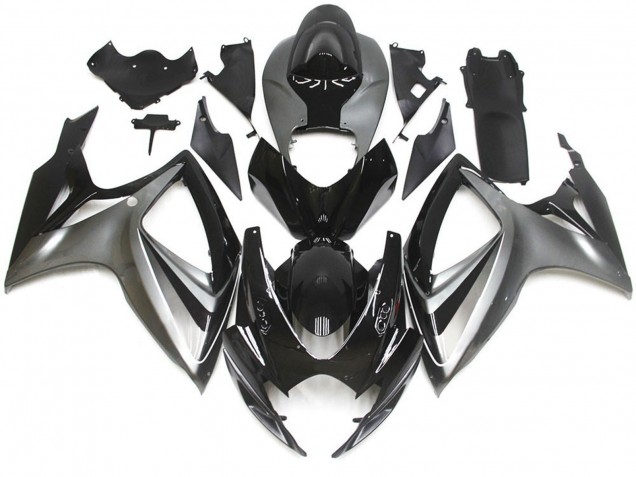 Silber & Schwarz Spezial OEM Stil 2006-2007 GSXR 600-750 Motorrad Verkleidungen