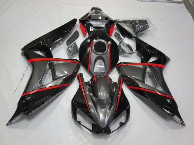 Silberschwarzer Rot Nadelstreifen 2006-2007 CBR1000RR Motorrad Verkleidungen Silberschwarzer Rot Nadelstreifen 2006-2007 CBR1000RR Motorrad Verkleidungen
