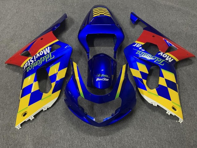 Telefonica 2001-2003 GSXR 600-750 Motorrad Verkleidungen