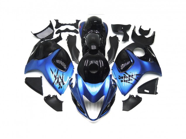 Tiefes Blau Mit Schwarz Benutzerdefiniert 2008-2020 GSXR 1300 Motorrad Verkleidungen