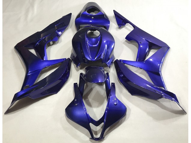Tiefes Blau Schlicht 2007-2008 CBR600RR Motorrad Verkleidungen