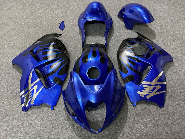 Tiefes Blau & Schwarz 1997-2007 GSXR 1300 Motorrad Verkleidungen