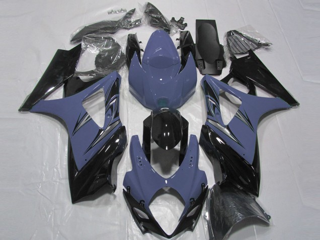 Tiefes Blau & Schwarz 2007-2008 GSXR 1000 Motorrad Verkleidungen Tiefes Blau & Schwarz 2007-2008 GSXR 1000 Motorrad Verkleidungen
