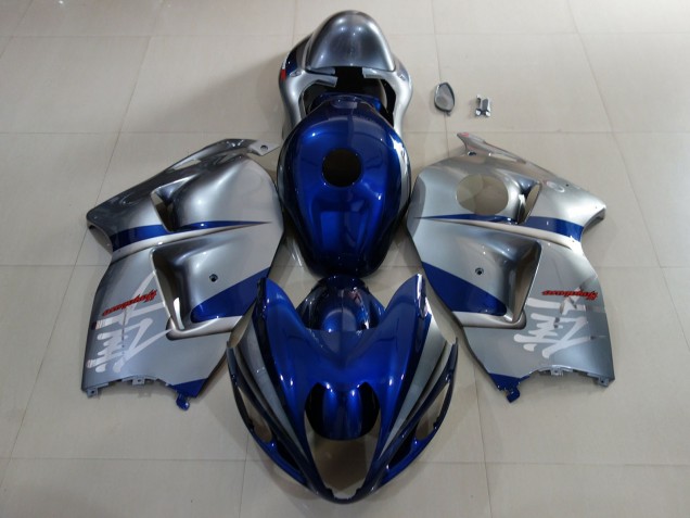 Tiefes Blau & Silber 1997-2007 GSXR 1300 Motorrad Verkleidungen