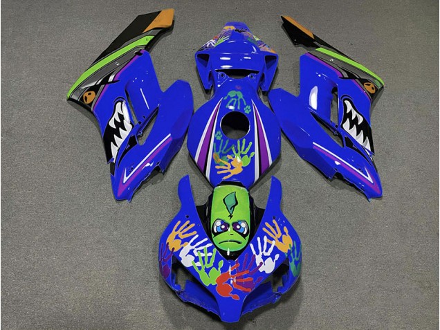 Tiefes Blauer Hai 2004-2005 CBR1000RR Motorrad Verkleidungen