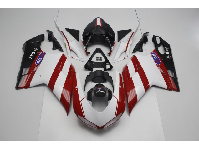 Tiefrot 2007-2014 Ducati 848 1098 1198 Motorrad Verkleidungen