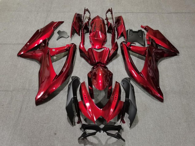 Tiefrot 2008-2010 GSXR 600-750 Motorrad Verkleidungen