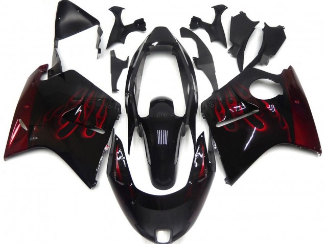 Tiefrot Flame 1996-2007 CBR1100XX Motorrad Verkleidungen