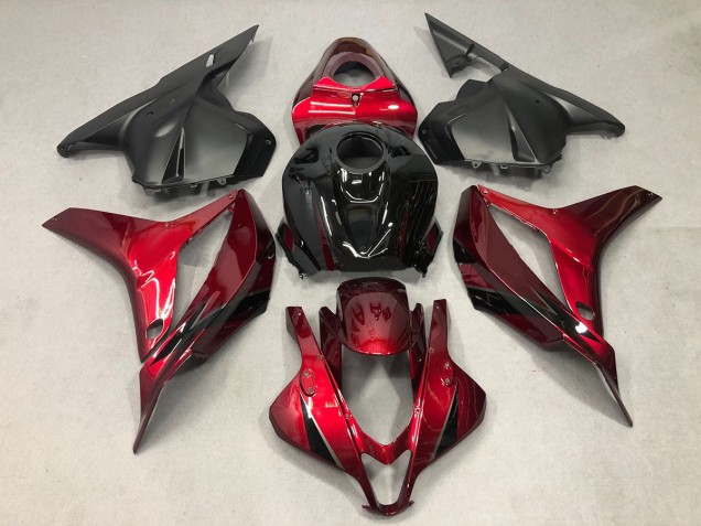 Tiefrot Mit Schwarz 2009-2012 CBR600RR Motorrad Verkleidungen
