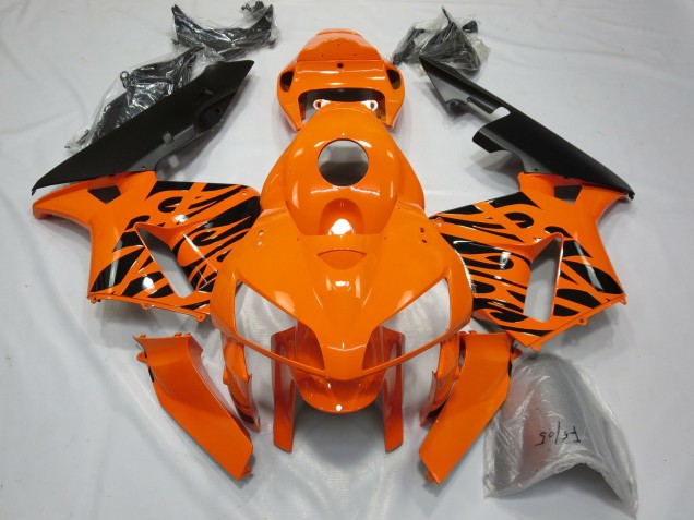 Tribal Orange 2005-2006 CBR600RR Motorrad Verkleidungen