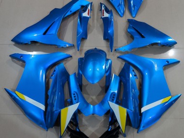 Vollglanz Hellblau 2011-2024 GSXR 600-750 Motorrad Verkleidungen