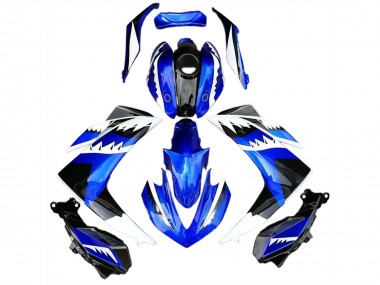 Weißer Blauer & Schwarzer Hai 2015-2018 R3 Motorrad Verkleidungen
