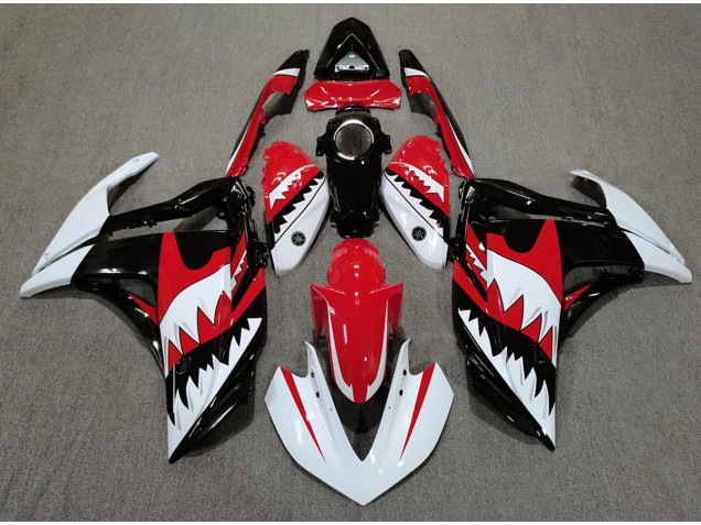 Weißer Hai & Rot 2015-2018 R3 Motorrad Verkleidungen